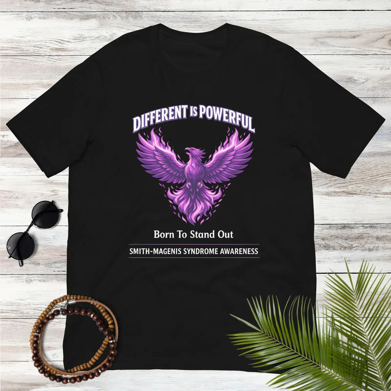 Smith Magenis T Shirt Phoenix Awareness Hope Charity SupporT vintage Washed Versatile Stylish fashion homme Unisex Comfortable