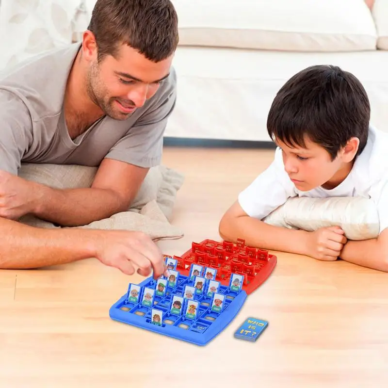 Juego de mesa que soy, entrenamiento de memoria, puzle de adivinación para fiesta de interacción entre padres e hijos, juego de lógica, juguetes