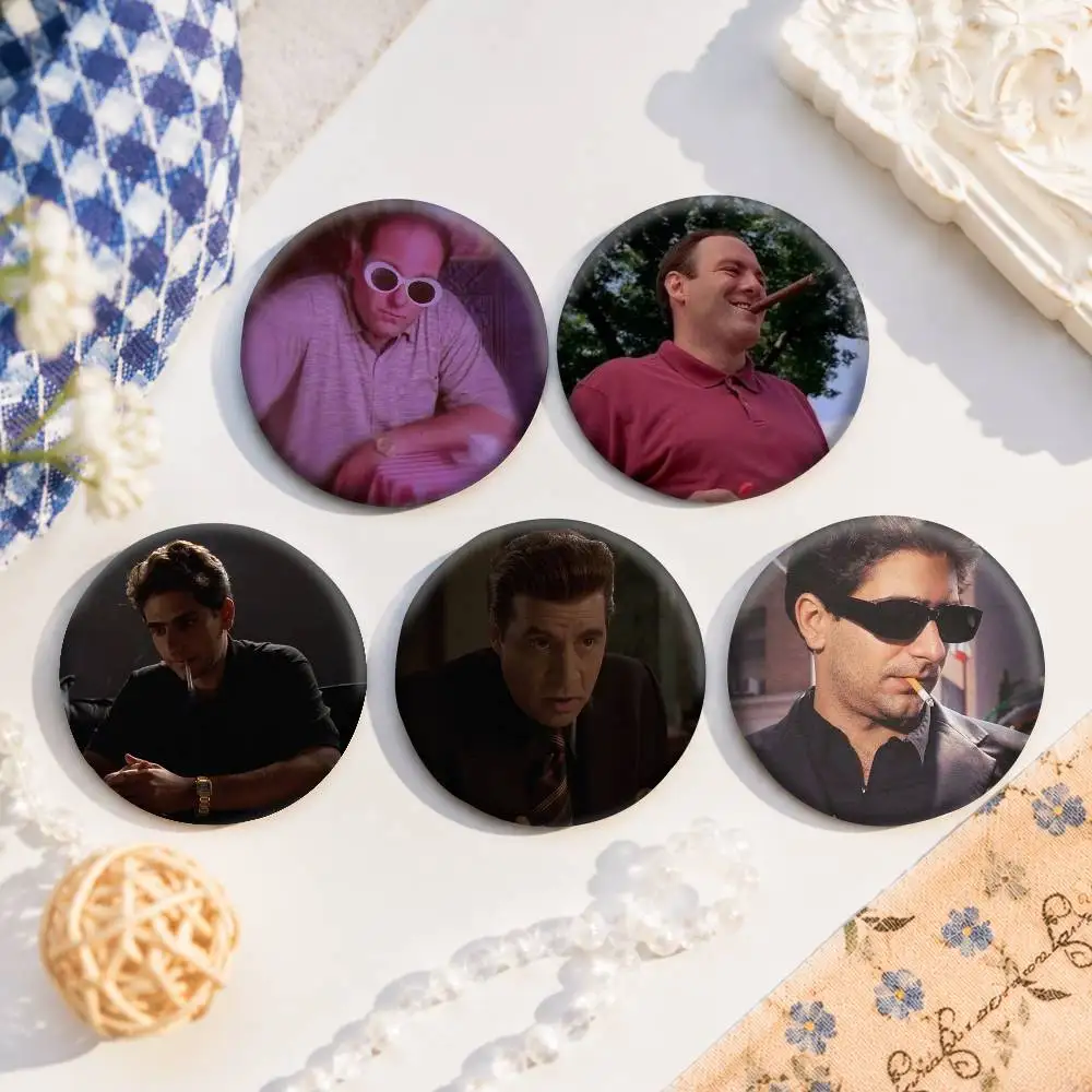 A-The Sopranos Pins, Cartoon Brooches, Badge Gifts, Clothing, Backpacks, Stationery, Accessories