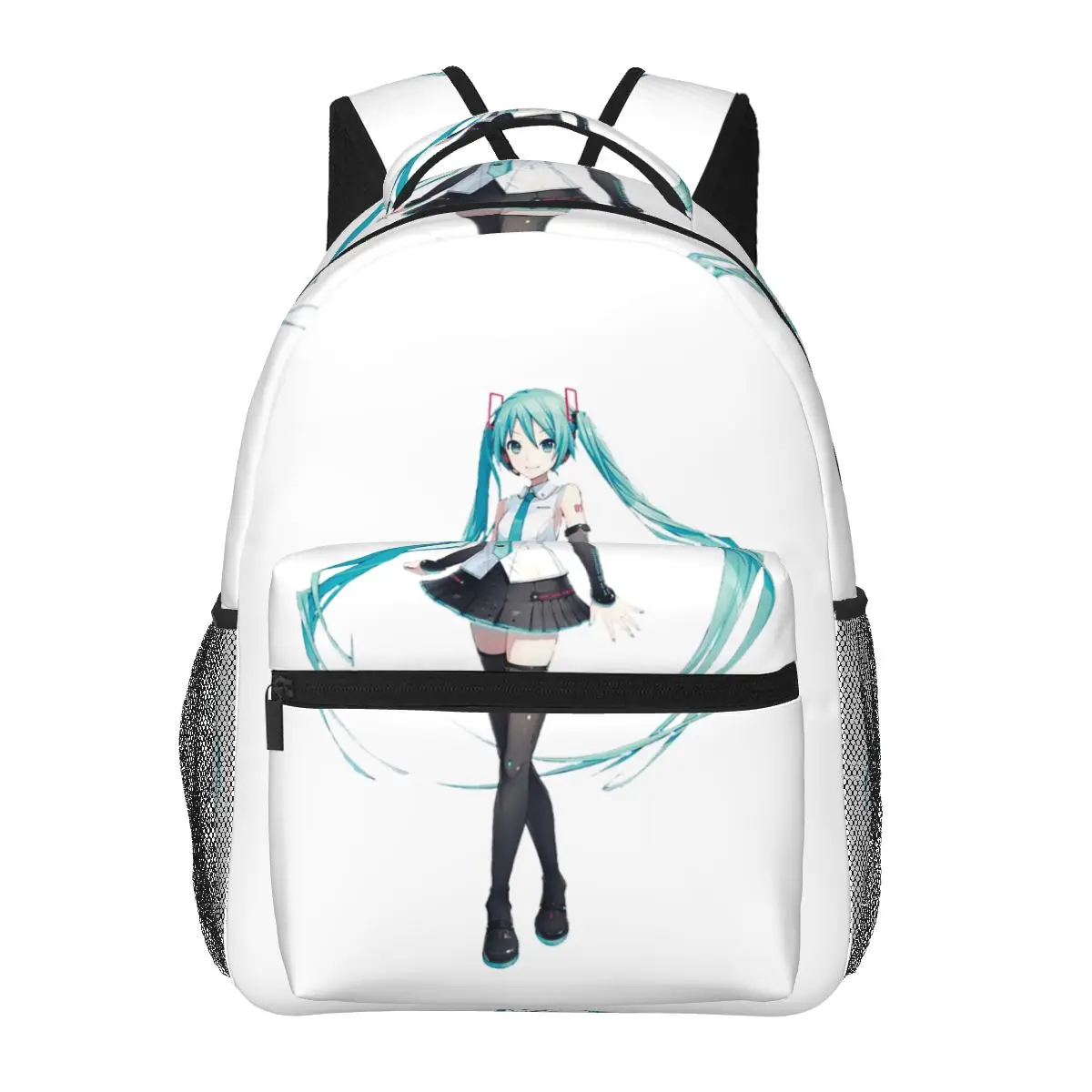 

Miku Hatsune Backpacks Boys Girls Bookbag Students School Bags Cartoon Travel Rucksack Shoulder Bag Large Capacity