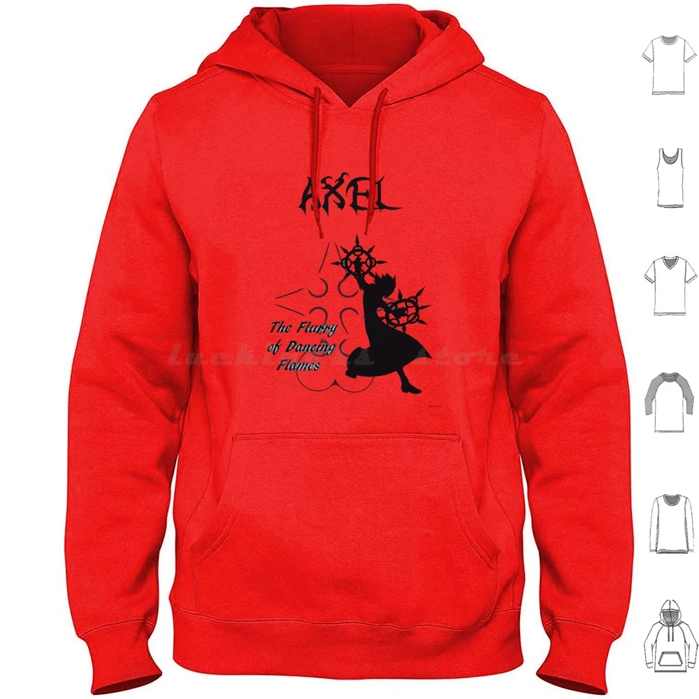 Kingdom Hearts Organization Xiii Shirt-Axel Hoodies Long Sleeve Kh Kh2 Kingdom Hearts Kingdom Hearts 2 Org Xiii Org 13