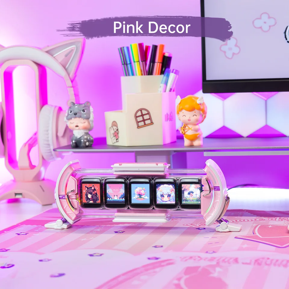 Divoom-ゲーム用のかわいいデジタル時計,ゲーマーの装飾用のピクセル