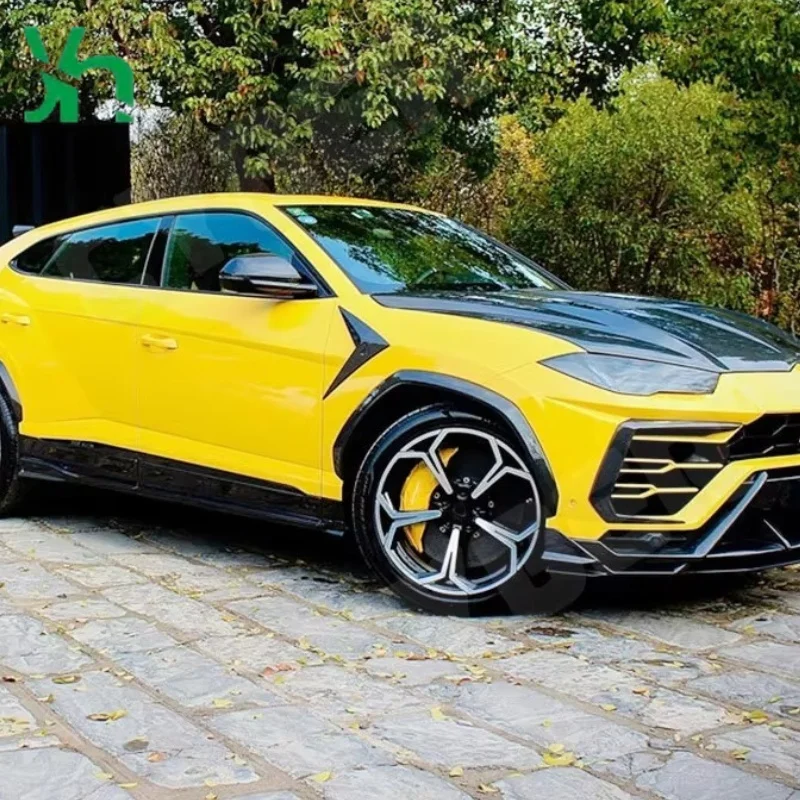 لامبورغيني أوروس أودي Q8 RS Q8 2018 اكسسوارات مرآة الرؤية الخلفية الخارجية ألياف الكربون الحقيقية غطاء مرآة الرؤية الخلفية