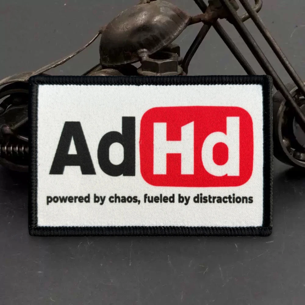 Parche táctico ADHD con cierre velcro – Para chaleco o mochila - imagen 3