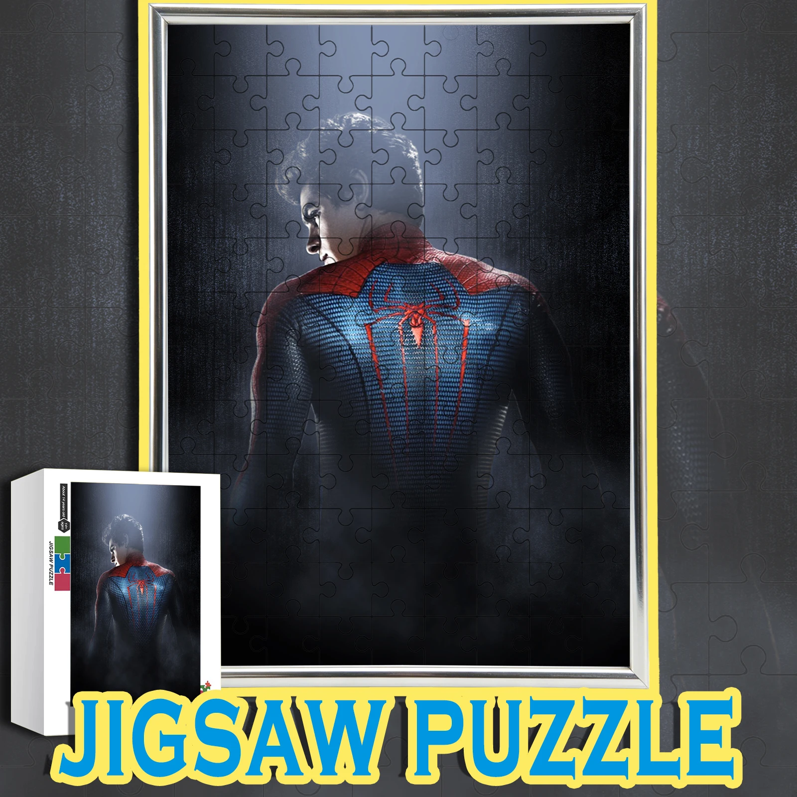 

Marvel Spider Man's Back View Theme theme jigsaw 108/200/300/500/1000pcs wooden floor game puzzle,home decoration,gift