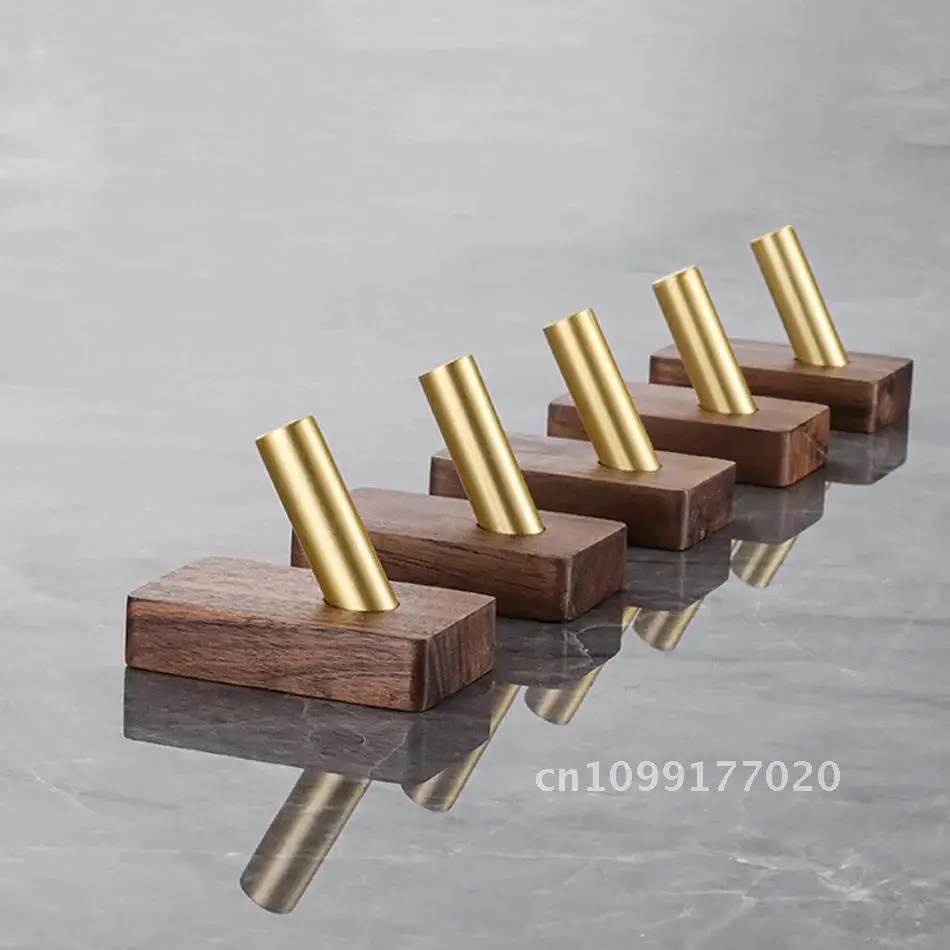 الخشب الألومنيوم جدار هوك لاصق الذهب الأسود الحمام الإبداعية معطف منشفة رداء حامل الباب خطاطيف ملابس حمام مفتاح شماعات مرحاض