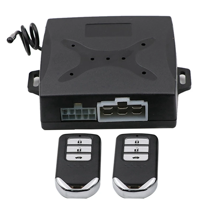 3X One-Key Start Anti-Theft System PKE Keyless Entry Kit 12V Remote Preheating Cooling One-Key Start Anti-Theft System