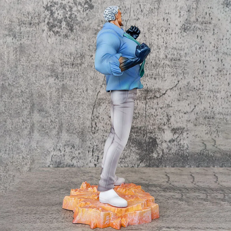 Figura de ação de uma peça 29.5cm macaco d kapu figuras mangá estatueta anime uma peça garp gk estátua modelo ornamentos brinquedos presente