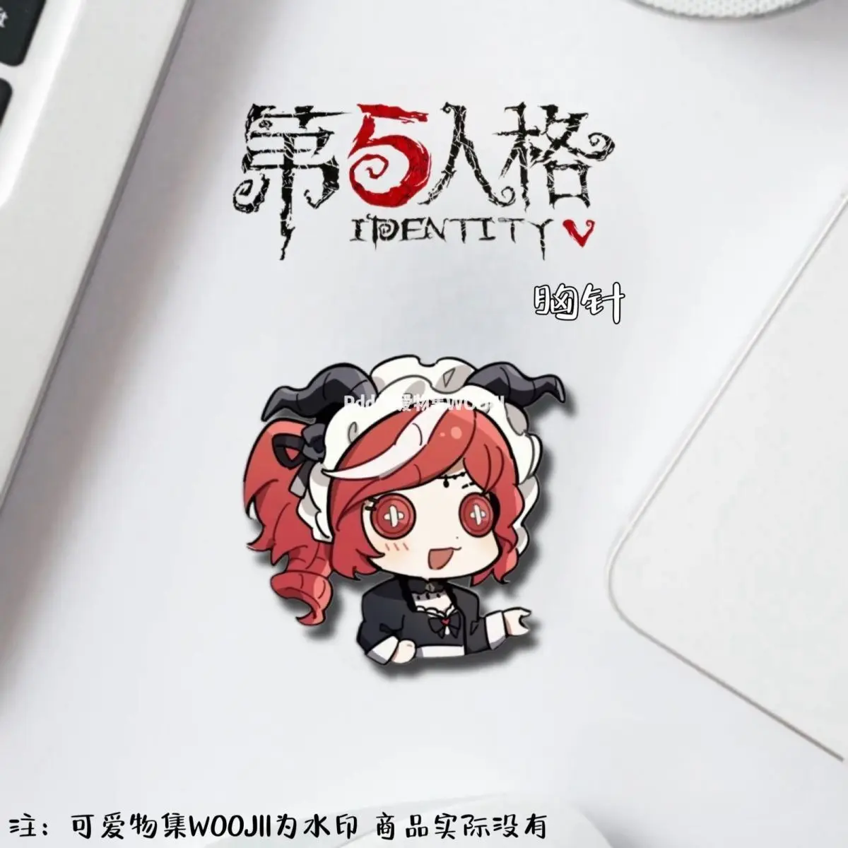 Identity V Fiona Gilman Joker Coordinator Nic Acrylic Badges Pin Cosplay Mini Brooch Lapel Pins Backpack Decor Props Gift