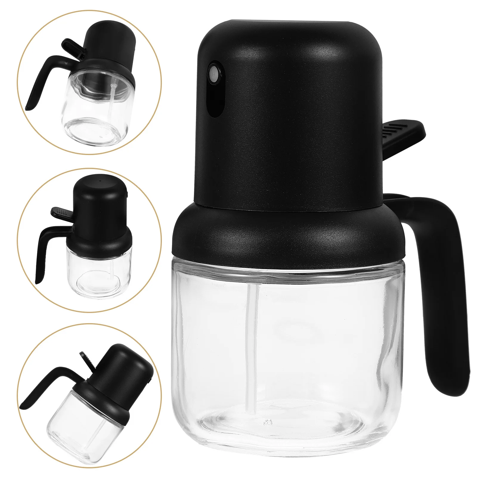 

Oil Spray Bottle Kitchen Sprayer Glass Dispenser for Cooking Dispensing Bottles Olive