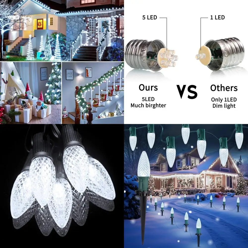 100-Pack C9 Led Chr…