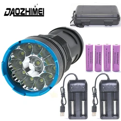 High Power Light LED Flashlight 8000 Lumen Waterproof Headlamp 3-mode Outdoor Camping Hunting Torch Tactics Lantern