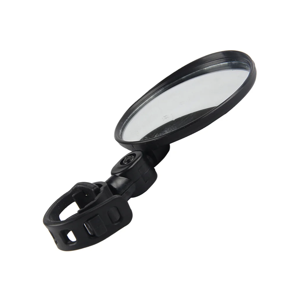 Universal Bike Handlebar Rearview Mirror 360 Degrees Adjustable Cycling Flexible Rod Clear View Easy Install