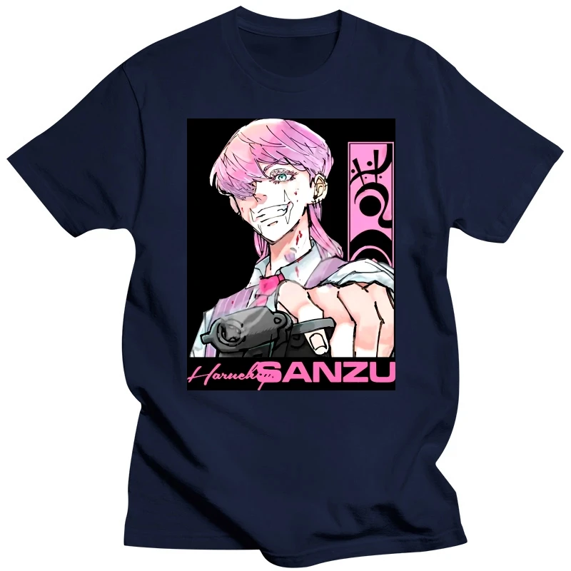 Japonia Anime tokio Revengers Sanzu Haruchiyo nadruk T shirty damskie moda męska Manga letnia Casual Oversize T-shirt z krótkim rękawem