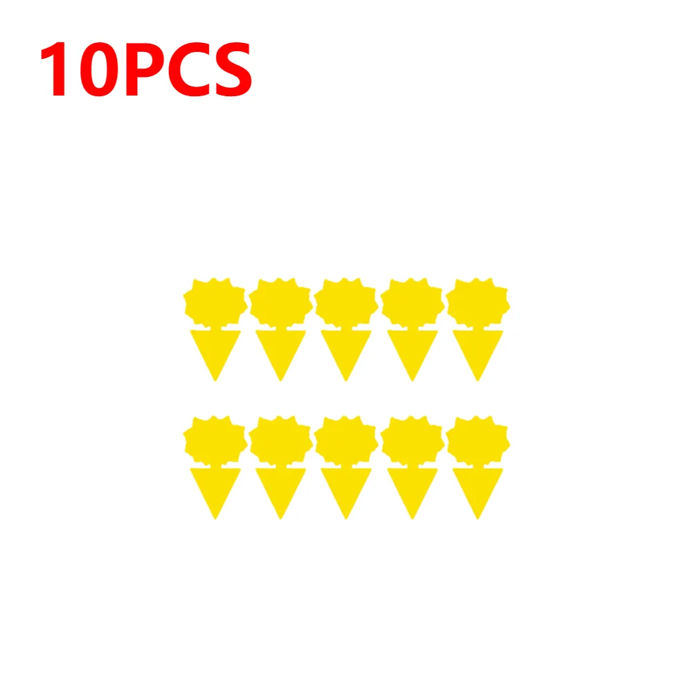 10-40 Stuks Vangplaten Fruit Fly Trap Geel Sticky Bug Trap voor Binnen Buiten Gebruik Insect Ongediertebestrijding tuin Sterke Lijm Plant