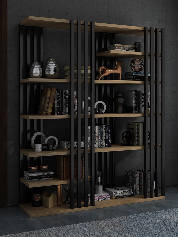 Living Room Iron Multi-Layer Floor Simple Storage Shelf Simple Bookcase Bedroom