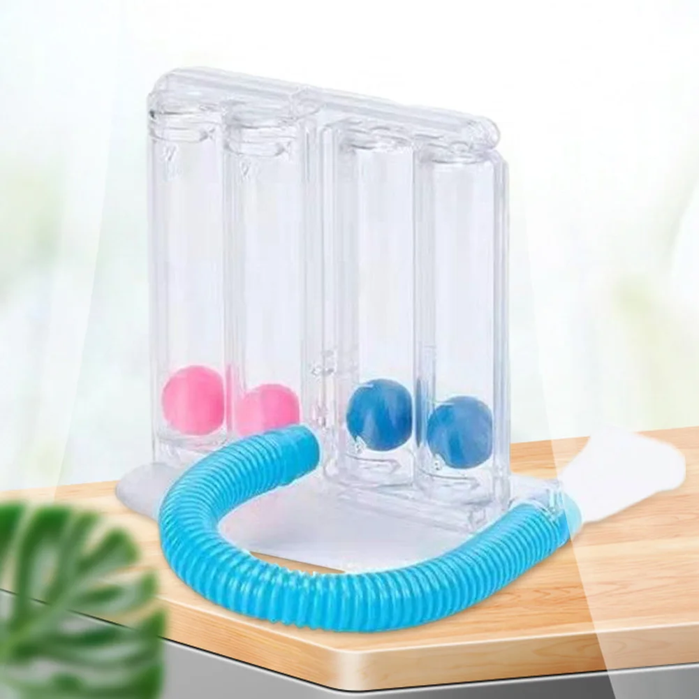 4 Balls Exercise Lung Trainer Effective Natural Lung Function Training Device Boost Lung Capacity Rehabilitation Equipment