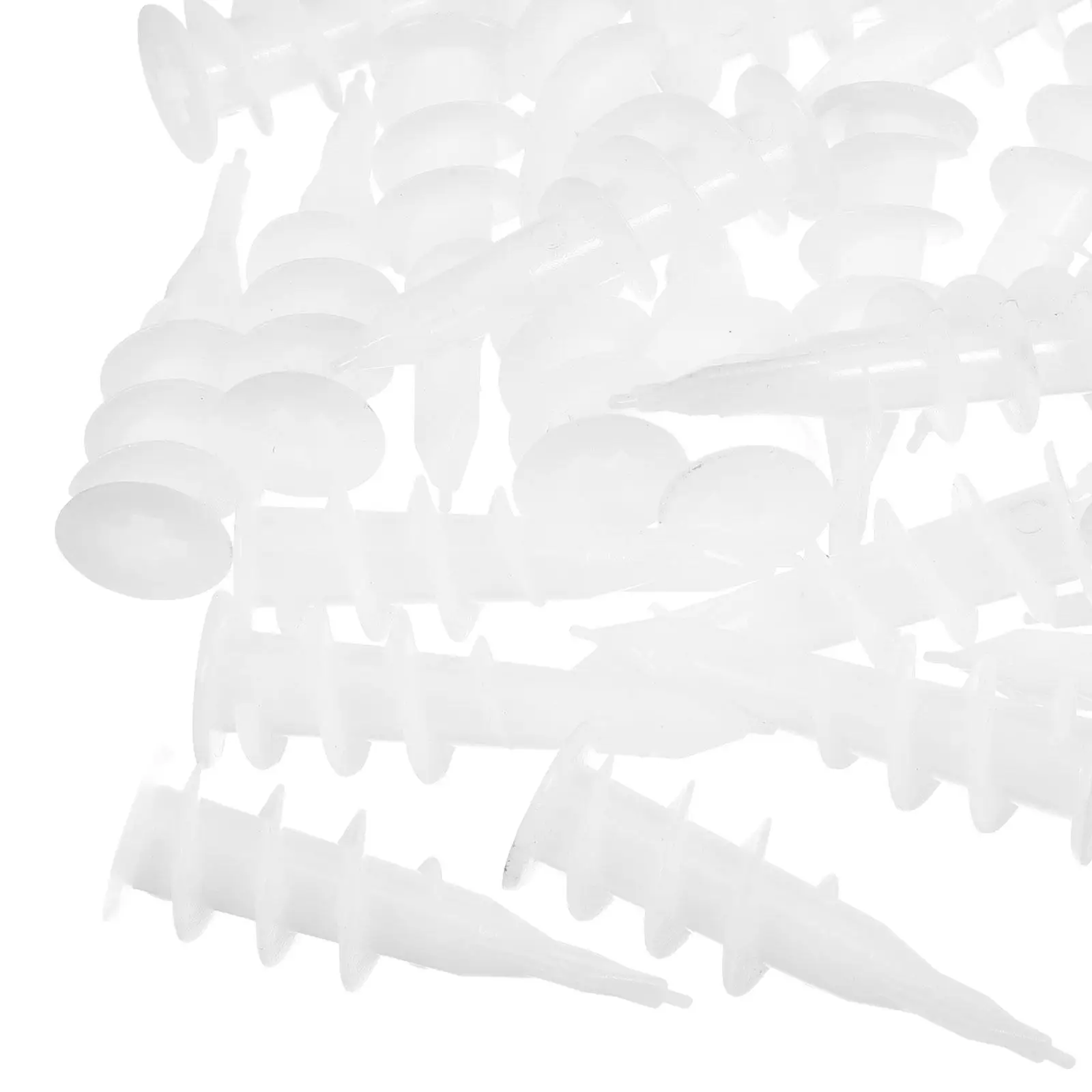 Expansion Screw Wall Anchor Kit 100 Sets Heavy Duty Stainless Steel Screws Plastic Plugs for Drywall Concrete