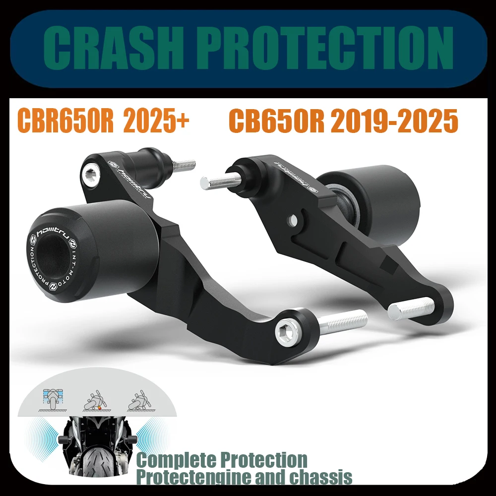 

For Honda CB650R CBR650R 2024-2025 Motorcycle Falling Protection Frame Slider Fairing Guard Crash Pad Protector