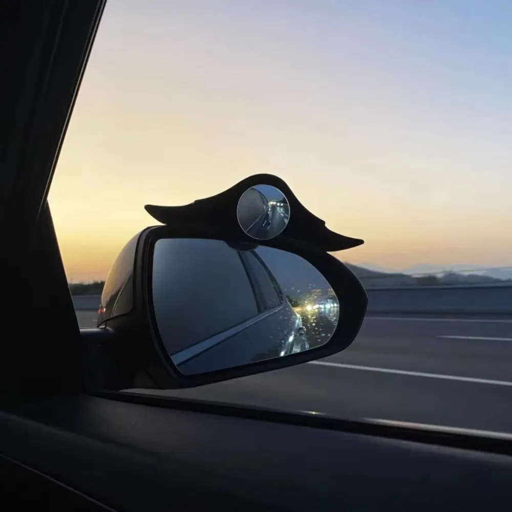 Universal 360 Degrees Parking Auxiliary Mirror Shield Car Side Mirrors Protector Blind Spot Mirror Visor Rain Shield Accessories