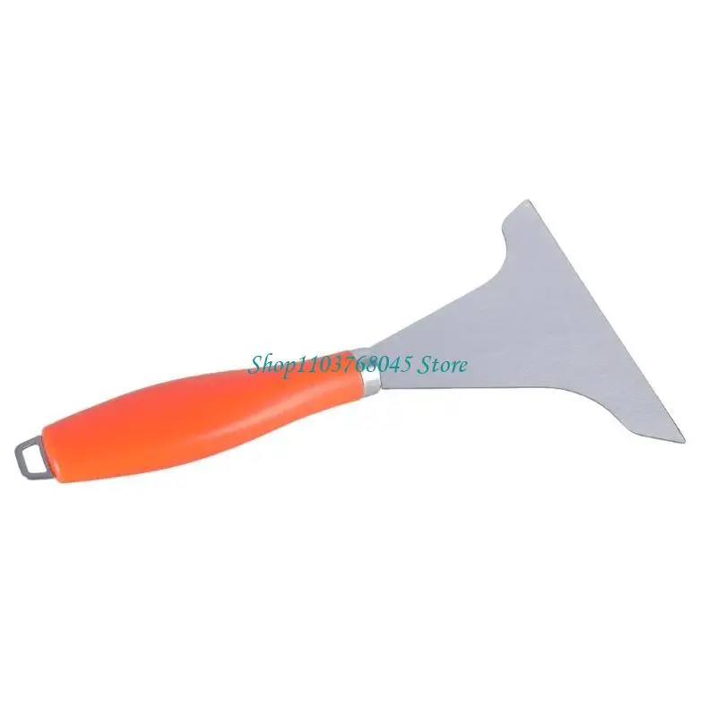 

R53F Heavy Duty Griddle Handle Scrapers for Flat Top Stainless Steel Scrapers Outdoor Antislip Grill Scrapers Tool
