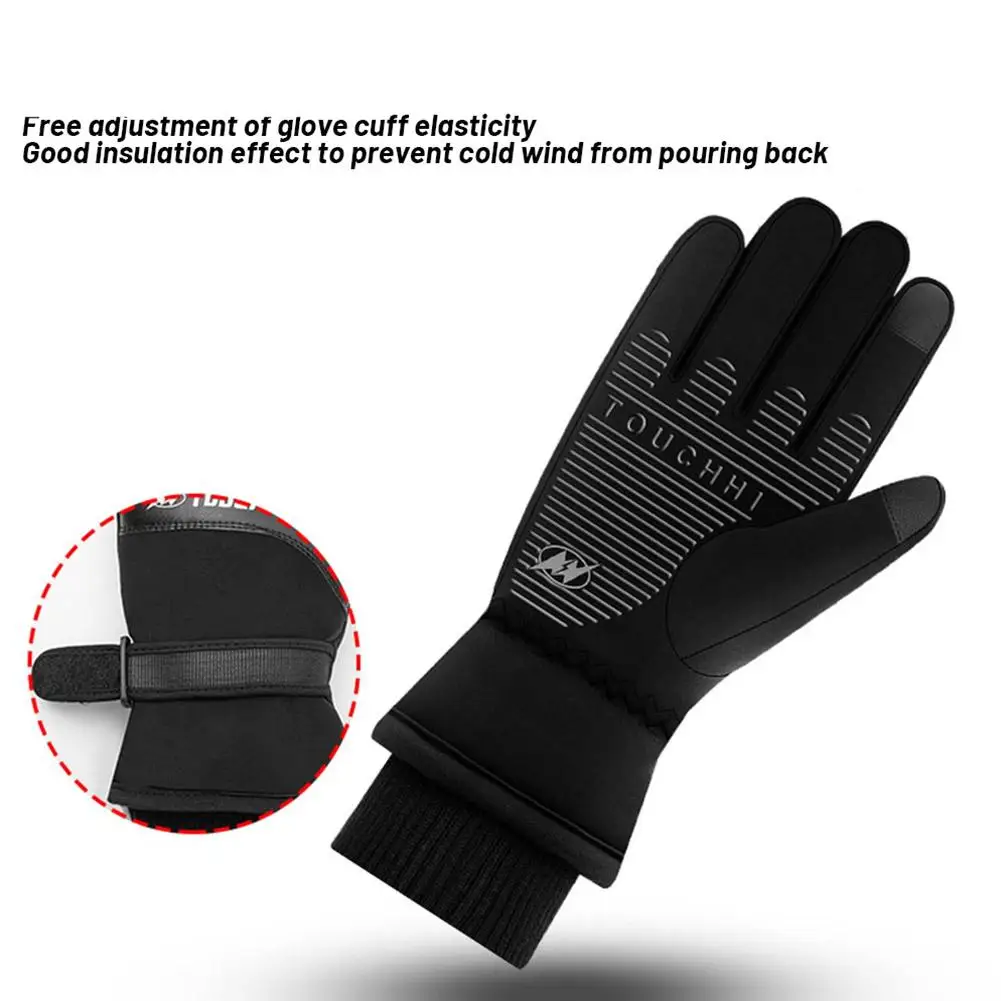 USB Heated Gloves Waterproof Touchscreen Winter Snowboard Camping Motorcycle Gloves Bicycle Water-resistant Skiing Outdoor Y3R6