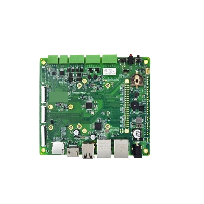For CM4 Industrial Baseplate CM4IND Supports 4G Communication RS485 Serial Port Dual Network Port ADC, DI