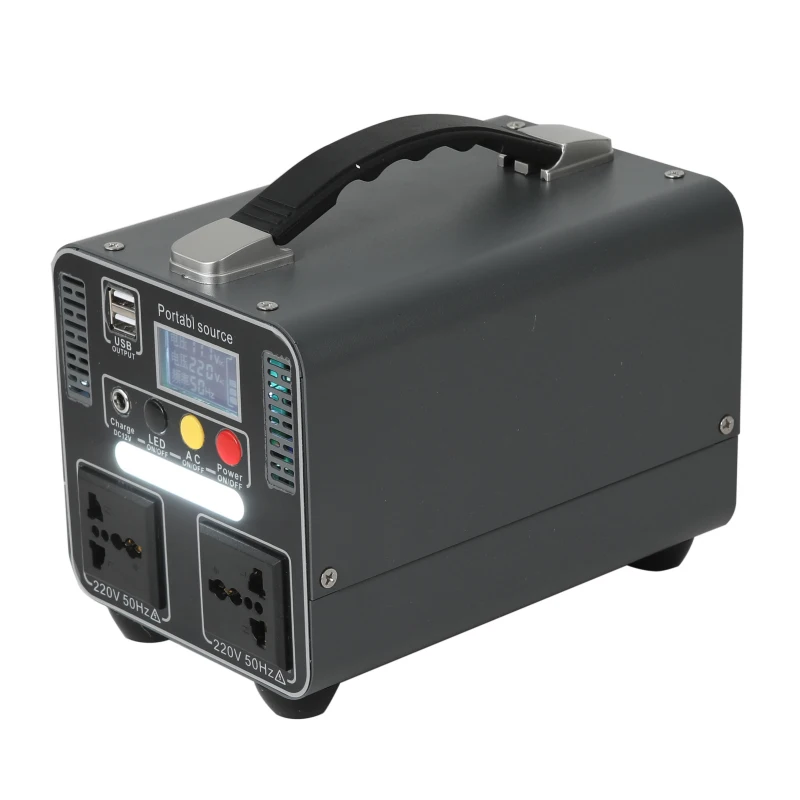 

500W Lithium Power Station Portable Outdoor 500Wh for Camping Fishing Home Backup