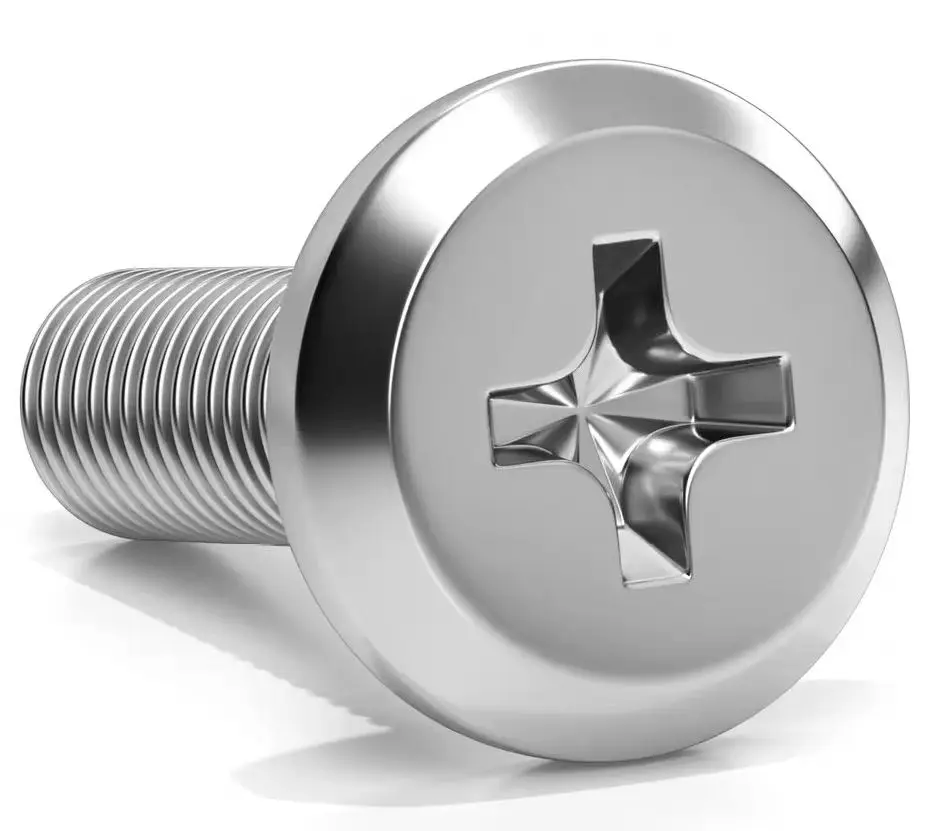 Cross Shaped Inverted Flat Head Joint Bolt M2-M5 304 A2 Stainless Steel Screws for Furniture Hardware Joint Connection