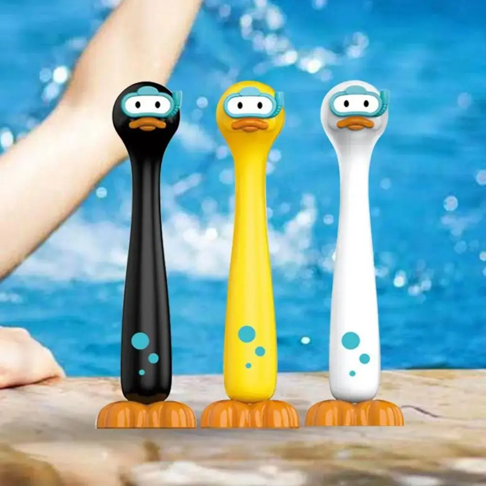 3-teiliges tragbares Enten-Tauchspiel-Set für den Pool – Cartoon-Enten-Tauchstäbe aus Kunststoff, einfach zu befüllen, für Jungen und Mädchen