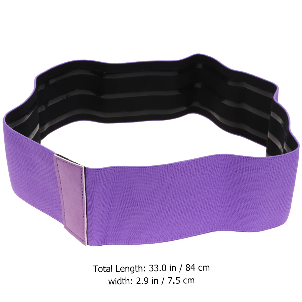 

Yoga Hip Training Band Purple Size L Fitness Resistance Non-Slip Elastic Loop for Women Ladies Lightweight Portable Exercise