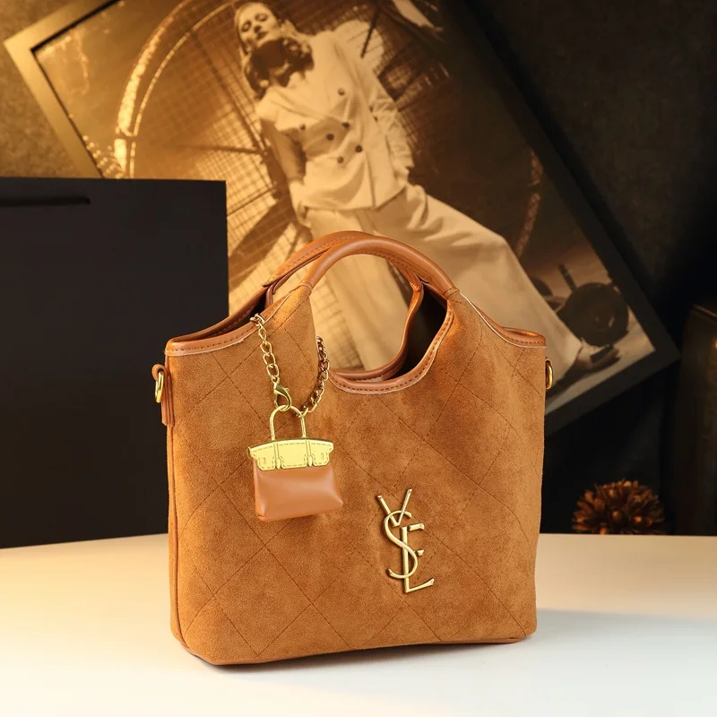 

Vintage Matte Leather Patchwork Mini Tote Bag for Women Color Block Crossbody Shoulder Bucket Bag Unique Designer Shopping Bag