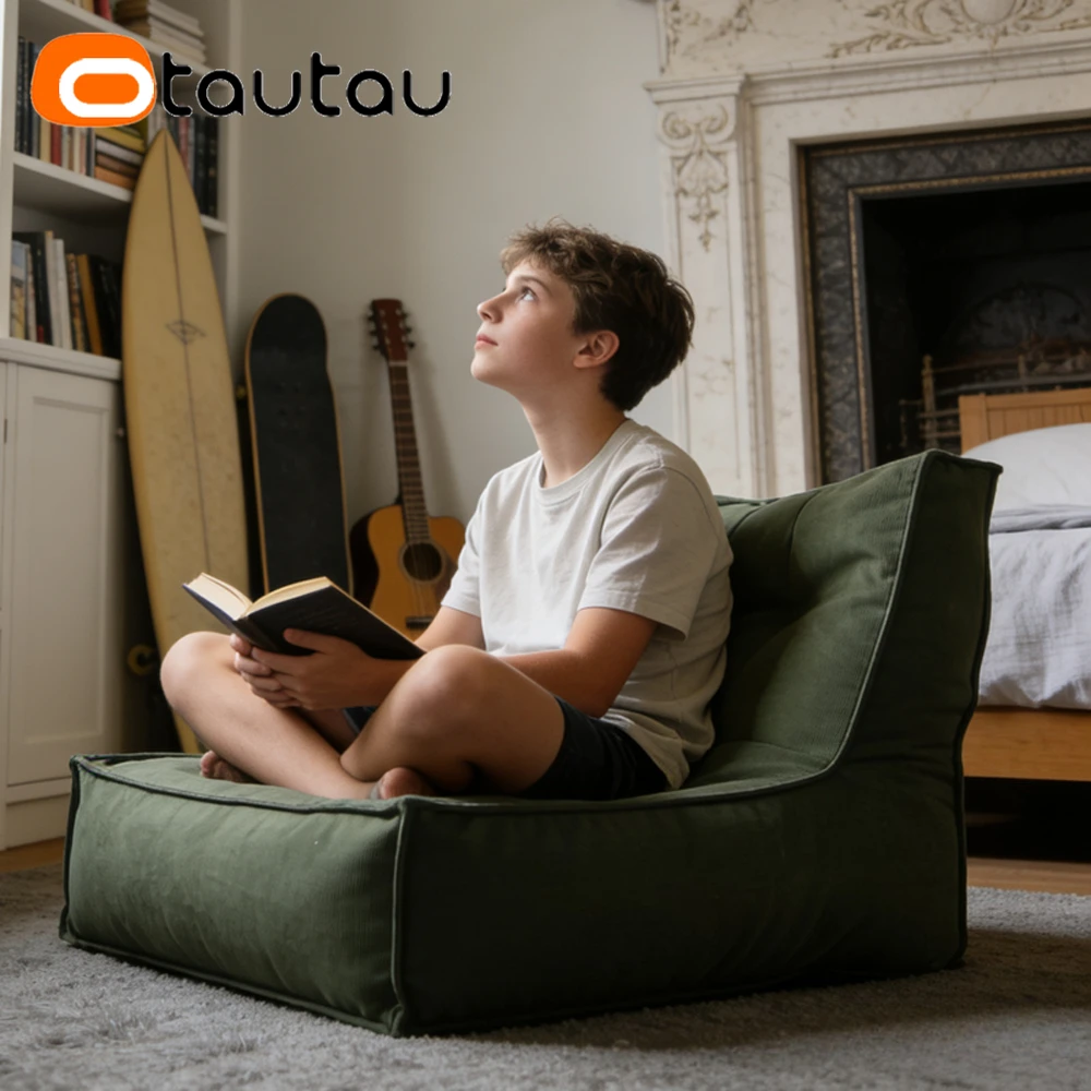 OTAUTAU Corduroy Bean Bag Cover SF441【No Filler Inside! You Need To Buy Filler By Yourself !】 view 5
