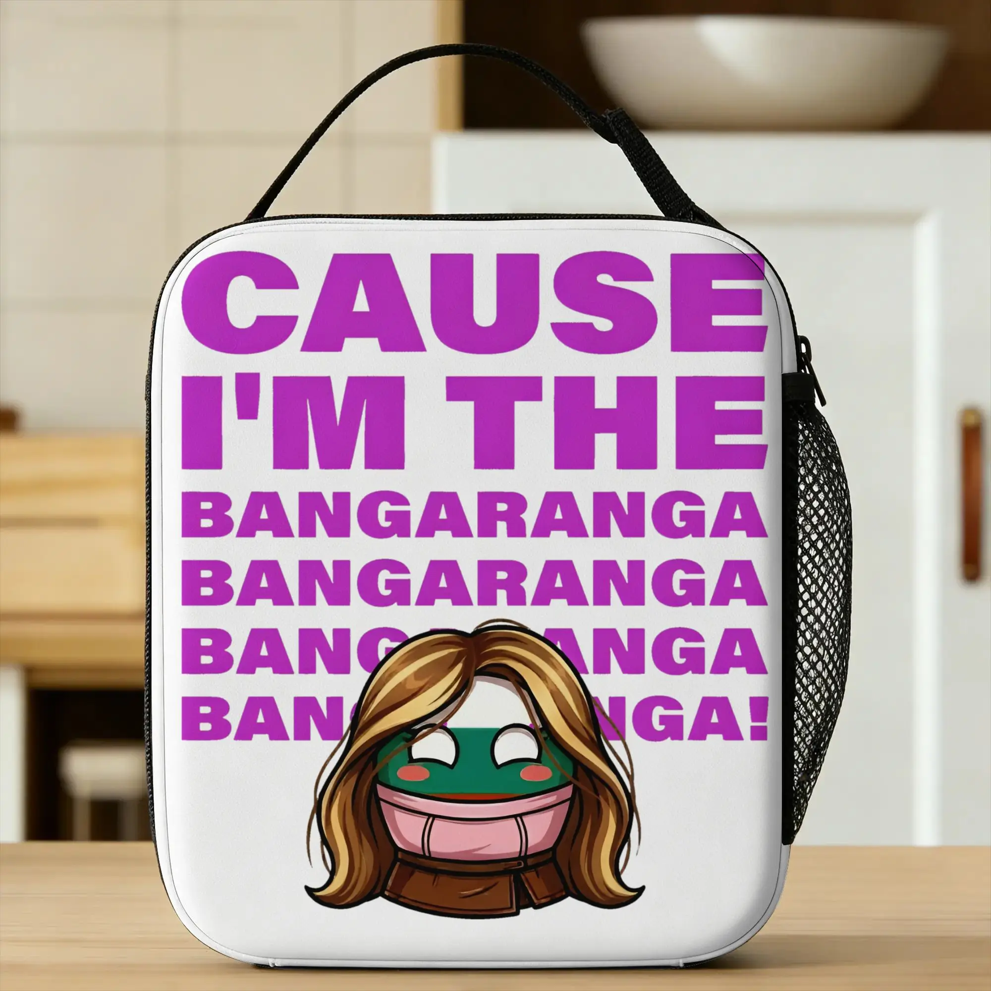 

Bangaranga 2026 Lunch Bag Picnic Lunch Box For Unisex Aesthetic Designer Tote Food Bags Waterproof Portable Zipper Cooler Bag