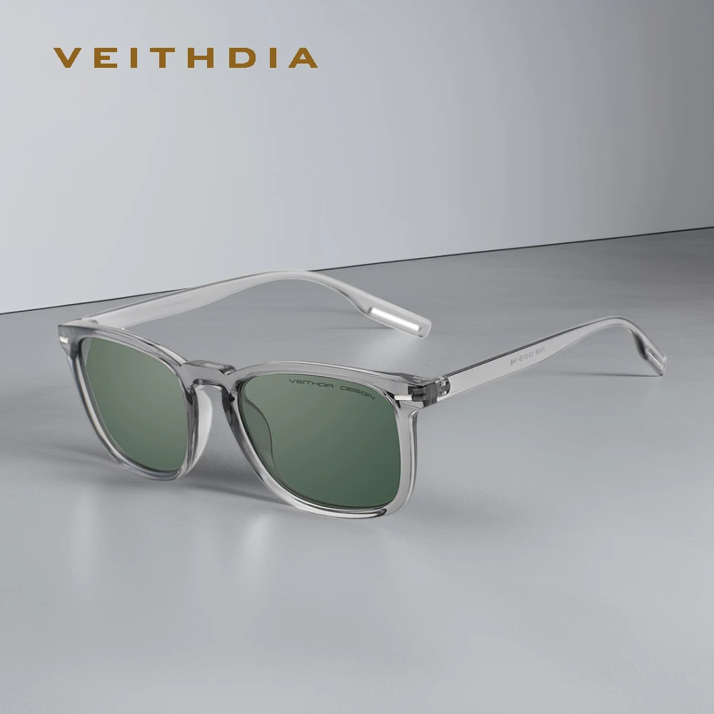 

VEITHDIA винтажные модные солнцезащитные очки уличные поляризационные солнцезащитные очки UV400 роскошные очки Óculos De Sol для мужчин и женщин FA07508