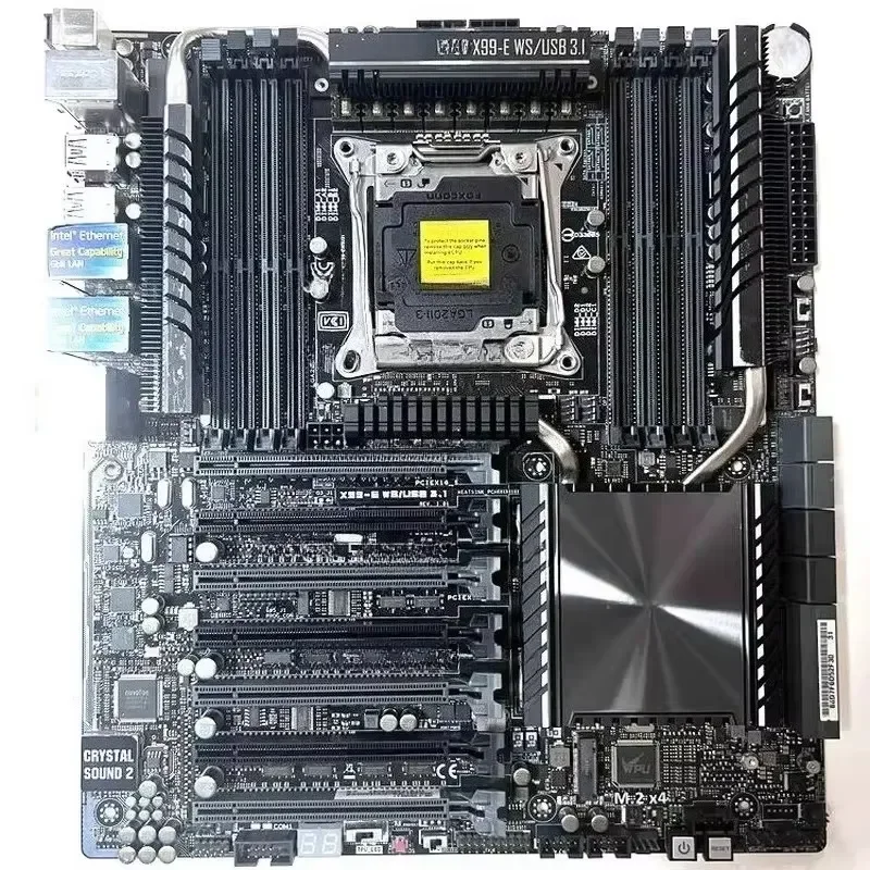 for X99-E WS Motherboard USB 3.1 Workstation Mainboard Supports All Graphics Cards 7 Full Speed High Performance Stable