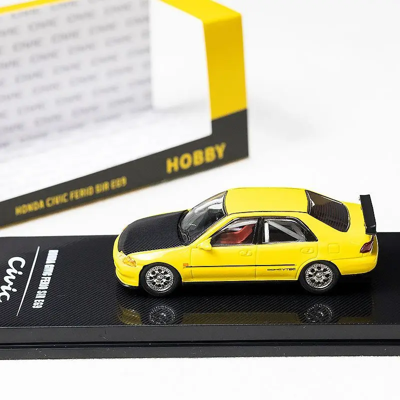 HOBBY 1/64 CIVIC FERIO SIR EG9 Metalowy Model Auta Zabawka Odlewany Ciśnieniowo Prezent
