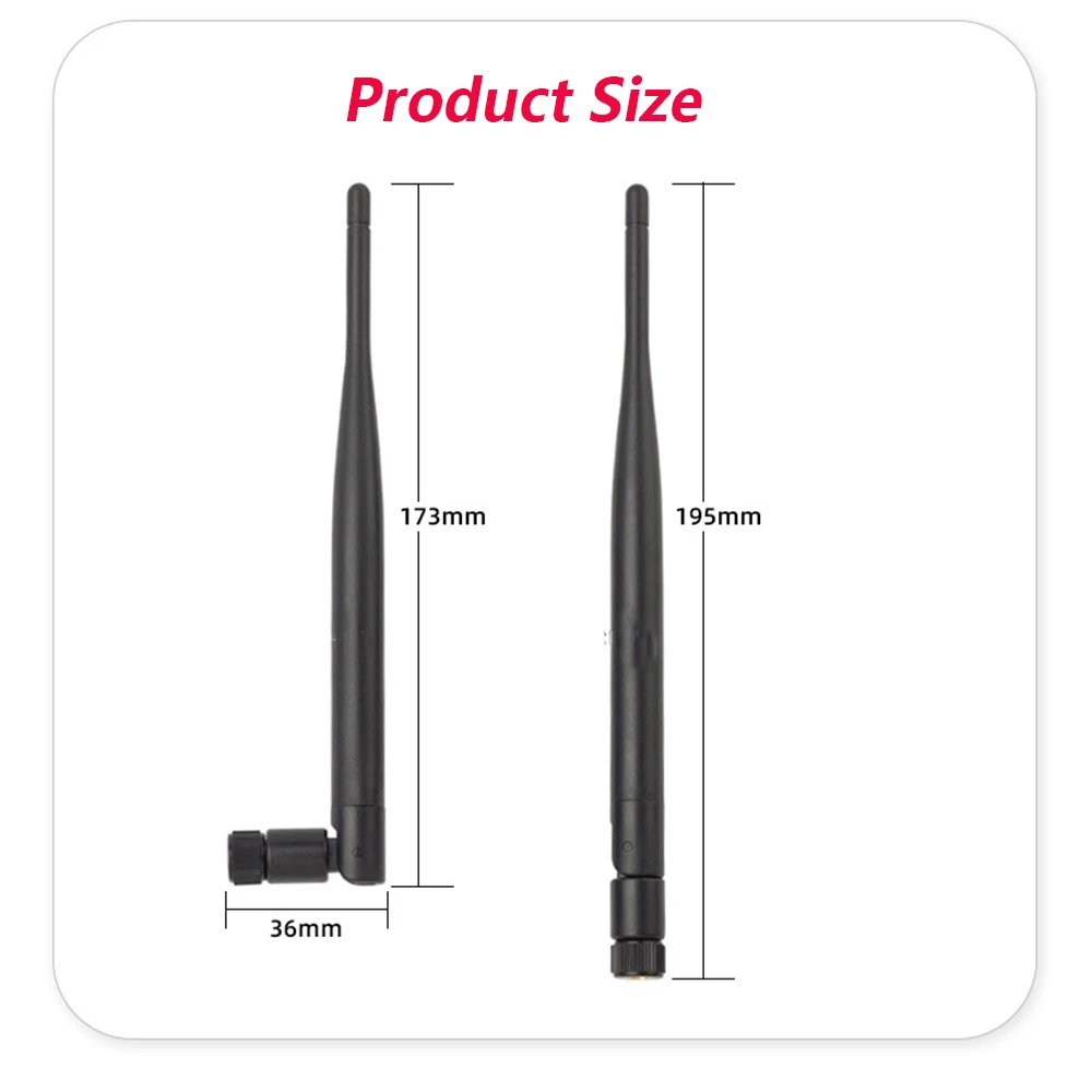 1PC Glue stick Set-top Box Antenna 2.4G 5DB High Gain WIFI Bluetooth Wireless Router Antenna Security Antenna