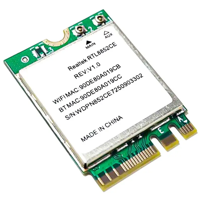 

A29F-Wifi 6E 5400Mbps Network Card RTL8852CE M.2 2230 Bluetooth 5.3 Wireless Adapter Tri Band 2.4G/5G/6Ghz 802.11AX