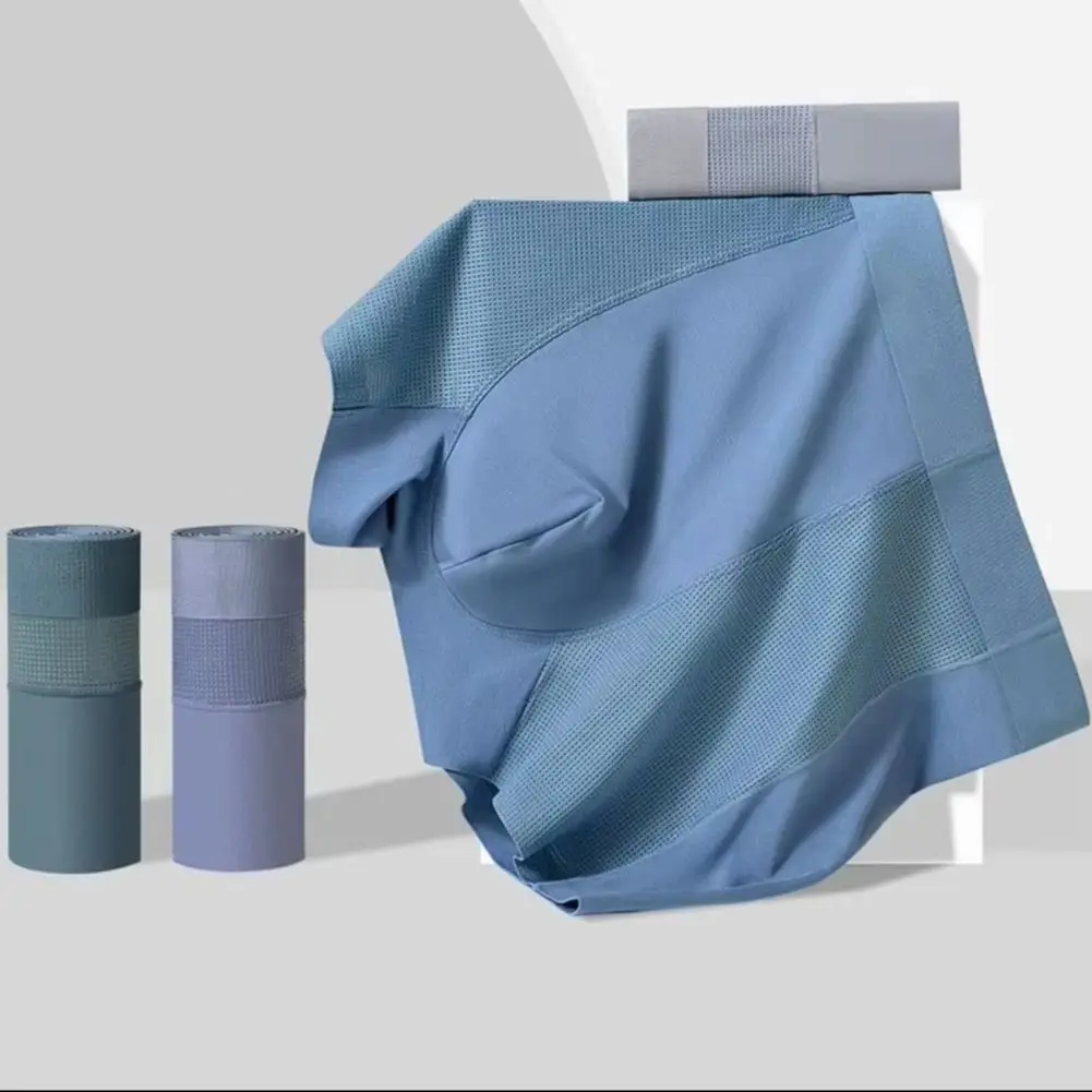 

2025 men Modal Boxer Shorts Men Modal Boxer Underwear Men's Modal Boxer Briefs with Breathable Mesh Design Elastic for Daily