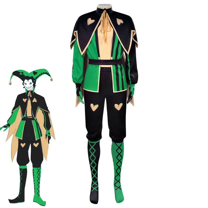 Anime The Freak Circus pierrot Cosplay Game Costume hh:5