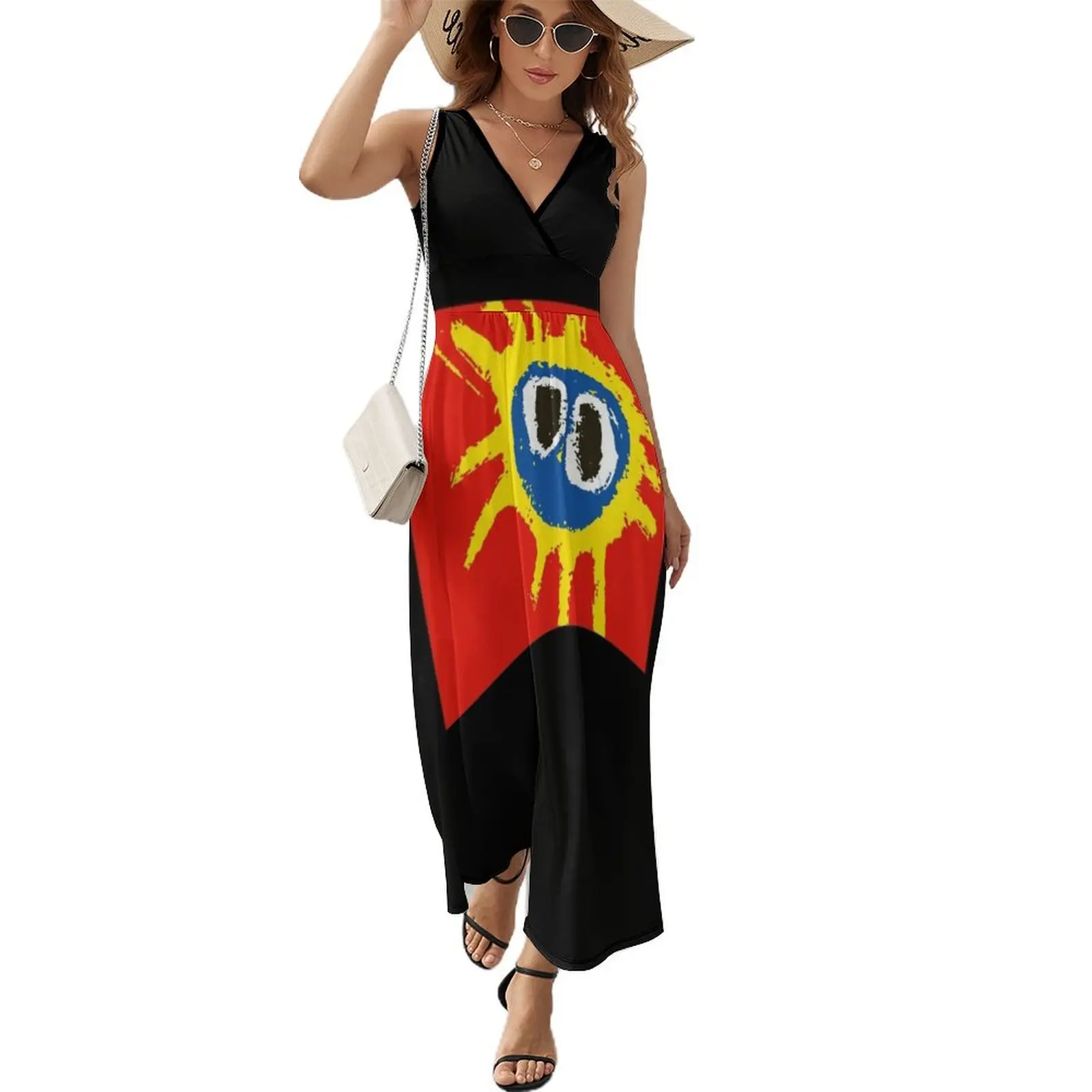 

Screamadelica Primal Zipped Hoodie Sleeveless Dress dresses for womens beach dresses women's luxury party dress