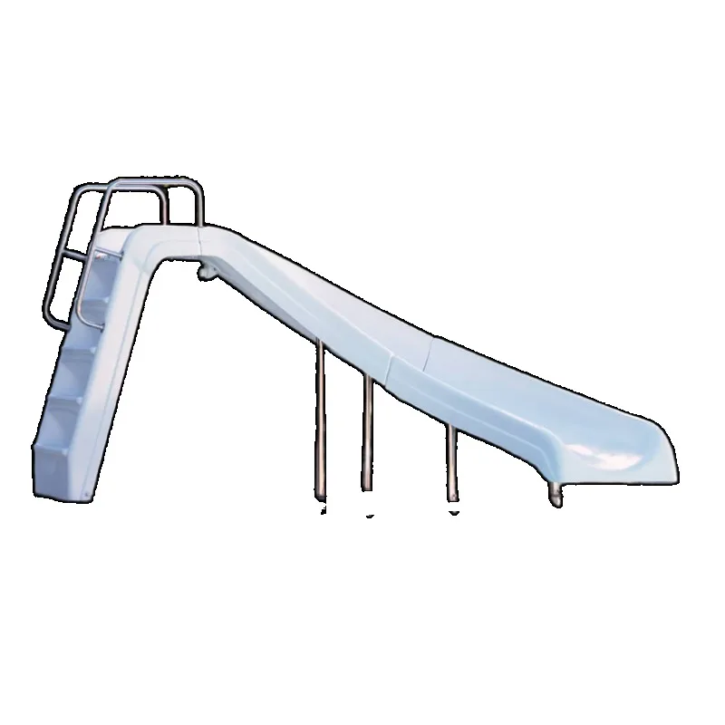 

Услуги обработки аквапарка в бассейне. Изогнутая высококачественная горка.