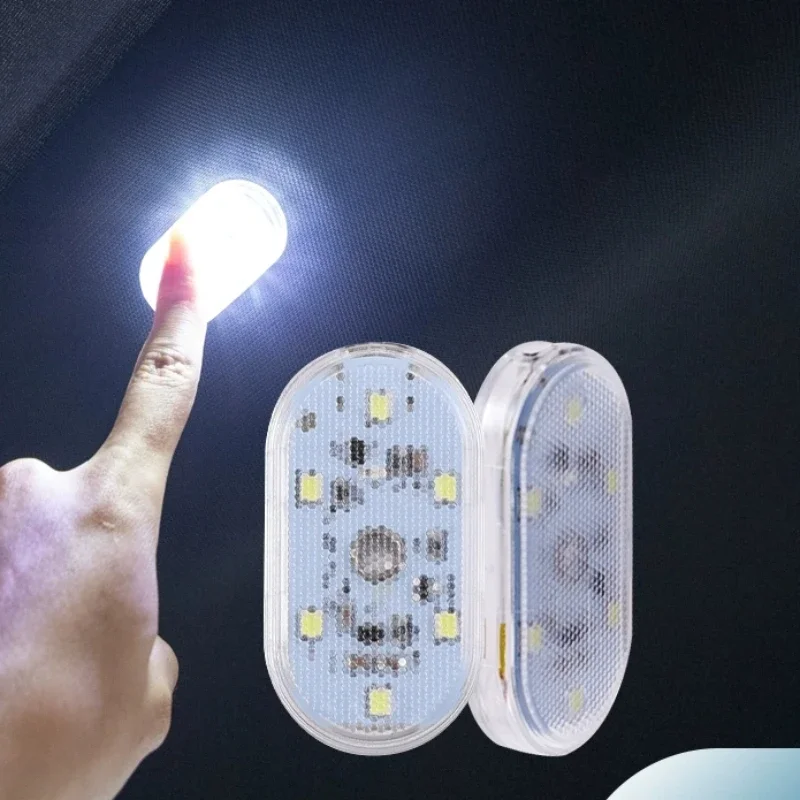 

Датчик багажника автомобиля для пола, капот багажника, USB перезаряжаемая автоматическая индукционная световая панель, магнитная лампа в режиме лиального датчика