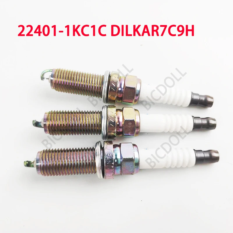 

22401-1KC1C DILKAR7C9H Laser Iridium Spark Plug for Infiniti ESQ QX60 Renault Clio IV Nissan Juke F15 1.6 MR16DDT QR25DER