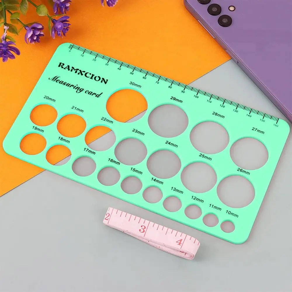 Soft Silicone Nipple Ruler Safe Skin-friendly Breast Pump Measure Breast-feeding Durable Breast Flange Measuring Mother