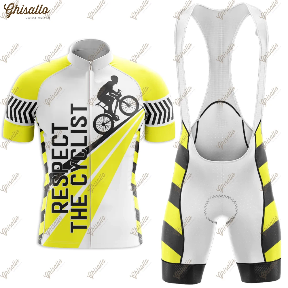 Respeito triatlo equipe ciclismo jersey set para homens, equipamento de estrada bicicleta, camisa ciclismo, shorts secagem rápida, roupas de bicicleta, 2023