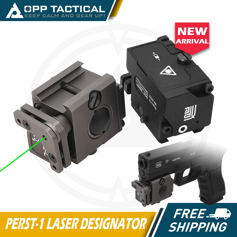 

Perst-1 Green Laser Designator Adjustable Laser Aiming Sight 850nm 3mW for Tactical Airsoft Milspec Pistol Picatinny Rail