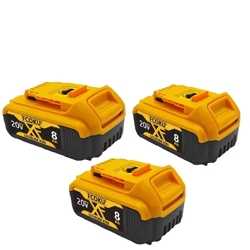 New Original 8Ah 20V Type-C Port Power Tool Li-ion Battery,Fit For Replacement DCB200 DCB202 DCB203 DCB204 DCB205 DCB206
