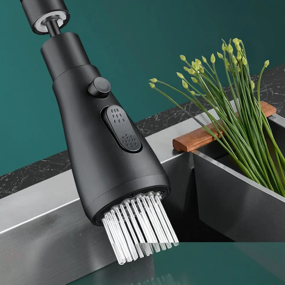 Flexible Kitchen Tap Aerator Extension Universal Sink Sprayer Head Anti Splash Rotating Nozzle Water Saving Filter Device